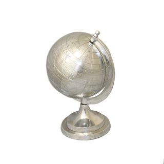 Global Appeal Aluminum Decorative 13 inch Globe Casa Cortes Accent Pieces