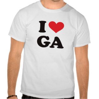 I Heart GA   Georgia T Shirt