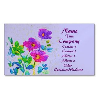 Painted Floral Business Cards