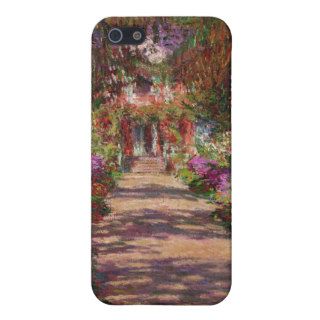 <Path in Monet's Garden, Giverny> by Claude Monet iPhone 5 Covers