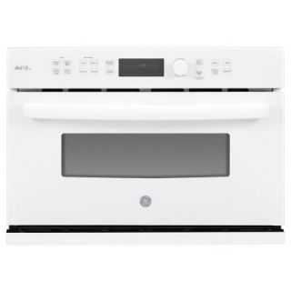 GE Profile Advantium 27 in. Single Electric Wall Oven with Speed Cook and Convection in White PSB9100DFWW