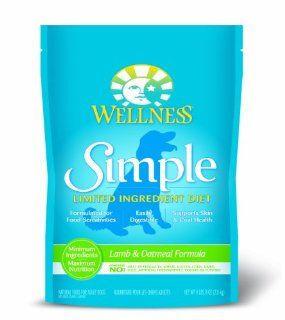 Wellness Simple Lamb and Oatmeal Formula, 4.5 Pound Bag  Dry Pet Food 
