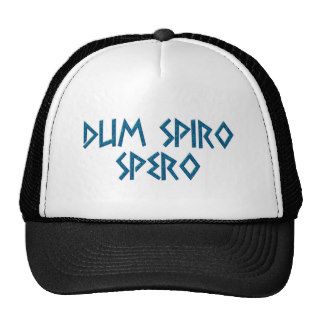 dum spiro spero latin latin trucker hat