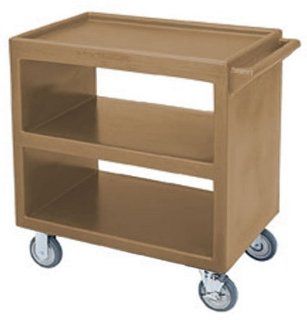 Cambro BC235 157 Polyethylene Standard Open Sides Service Cart, 37 1/4 Inch, Coffee Beige Kitchen & Dining