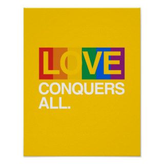 LOVE CONQUERS ALL  .png Print