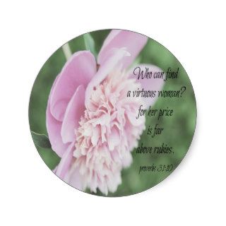 Proverbs 31 Above Rubies Stickers
