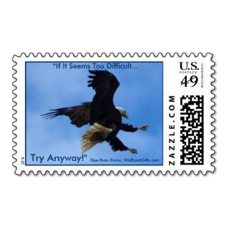 "TRY ANYWAY" EAGLE Series Stamp