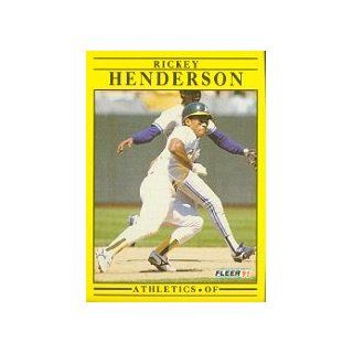 1991 Fleer #10 Rickey Henderson Sports Collectibles