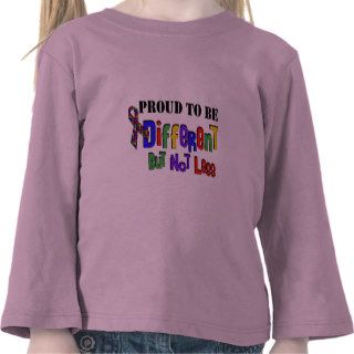 Autism Different not less Tee Shirts