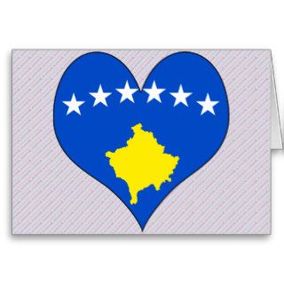 I Love Kosovo Islands Card