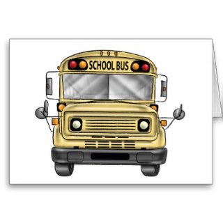 School Bus Card