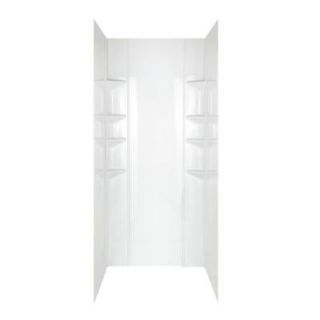 ASB Reflection Shower Wall Set in White DISCONTINUED 37964