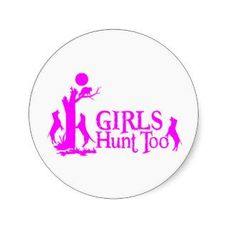 GIRL COON HUNTING STICKER
