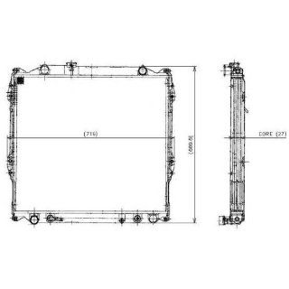 Denso 221 0508 Radiator Automotive