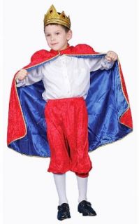 Dress Up America Deluxe Royal King Dress Up Costume Red X Large 16 18 244 XL Clothing