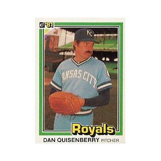 1981 Donruss #222 Dan Quisenberry Sports Collectibles
