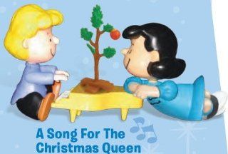 Peanuts Charlie Brown Christmas Schroeder and Lucy Figure Song for the Christmas Queen Play Pack Toys & Games