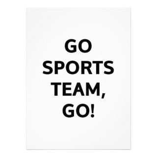 Go Sports team, go Invite