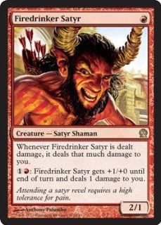 Magic the Gathering   Firedrinker Satyr (123/249)   Theros   Foil Toys & Games