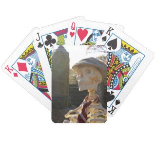 Dapper Fellow playing cards