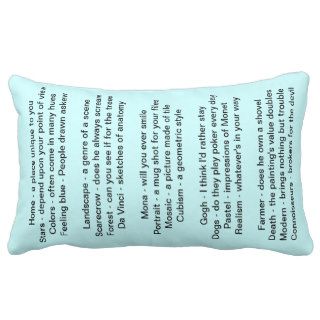 Words to Paint 1000 Pictures Pillow