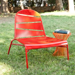 Indoor/ Outdoor Red Lounge Chair Upton Home Sofas, Chairs & Sectionals