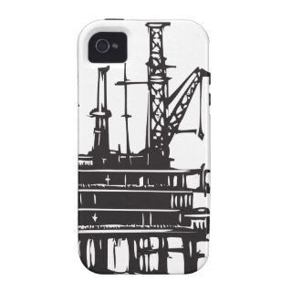 Offshore Oil Rig Case Mate iPhone 4 Covers