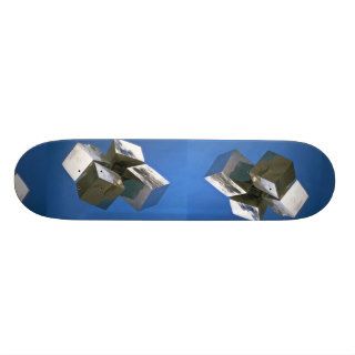 Rock shiny Pyrite mineral blocks Skateboard Decks