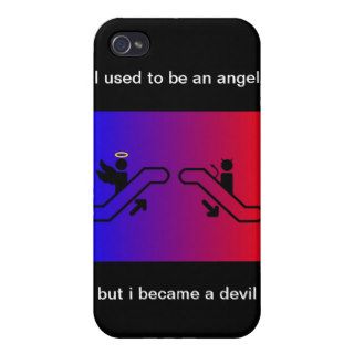 'Angel became devil' iPhone 4 / 4S case iPhone 4 Cases