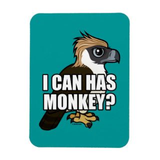 I Can Has Monkey? Rectangular Magnet