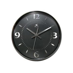 Home Decorators Collection 15 in. W Raven Black Pearl Clock 0815600240