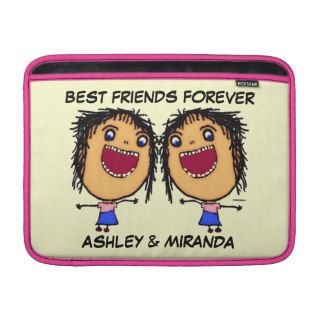 Custom Best Friends Forever Cartoon MacBook Sleeves