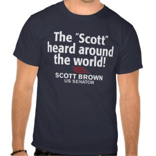 The SCOTT heard around the world T shirt