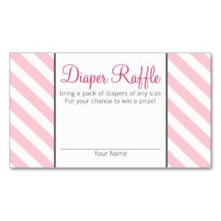 Baby Shower Games   Diaper Raffle Tickets   774 Business Card Template