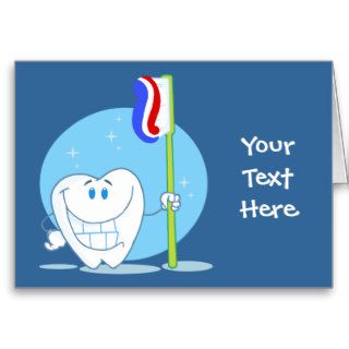 Smiley Tooth (customizable) Card