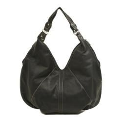 Women's Piel Leather Large Hobo 2764 Black Leather Piel Leather Hobo Bags