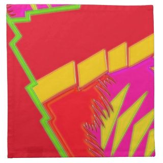 AGONDA Art Deco BEYOND NEON Printed Napkins