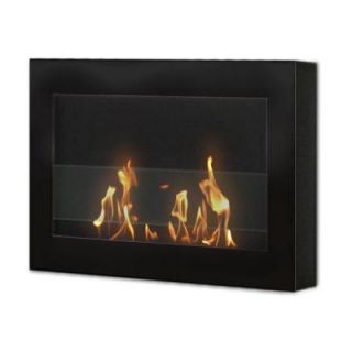 Anywhere Fireplace SoHo 28 in. Wall Mount Vent Free Ethanol Fireplace in Black 90200