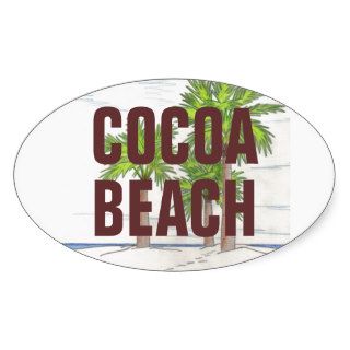 COCOA BEACH sticker (4)