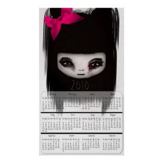 Little Scary Doll Calendar 2010 Print