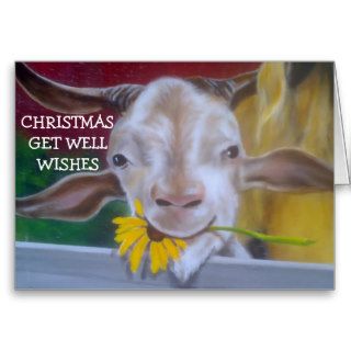 CHRISTMAS GET WELL WISHES CARD