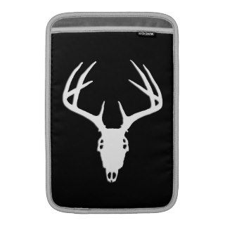 Deer Hunting   Deer Skull Silhouette Sleeves For MacBook Air