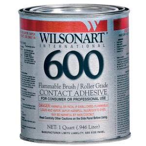 Wilsonart 32 fl. oz. WA600 Consumer Brush/Roller Grade Contact Adhesive WA600 Quart Adhesive