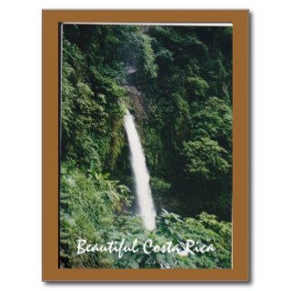 Costa Rican Waterfall   One of Many Postcards