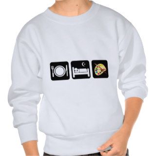 Eat sleep paint pullover sweatshirts