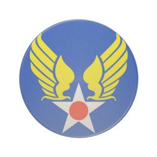 Vintage US Air Force Emblem Drink Coaster