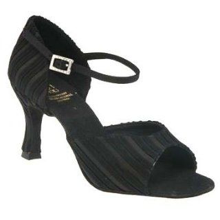 244 Milano Ladies' Sandal with a 2.5" Flared Heel in Black Milano (Regular Fit) Shoes