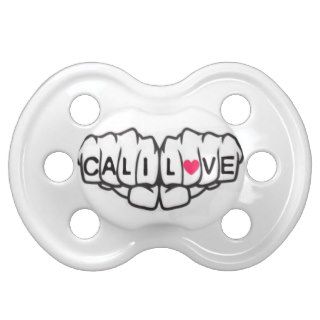 "Cali Love" Knuckles Baby Pacifier