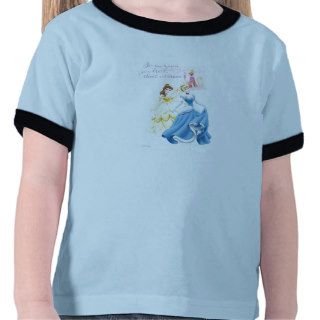 Disney Princesses Birthday Card Tee Shirts