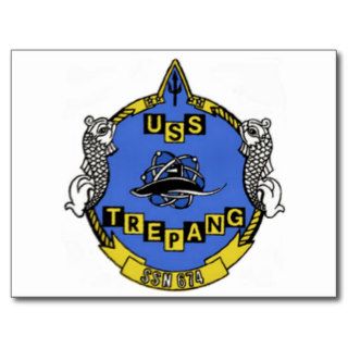 USS TREPANG (SSN 674) POSTCARD